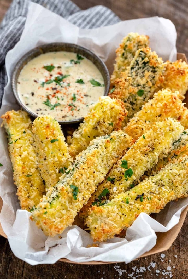 Fried zucchini