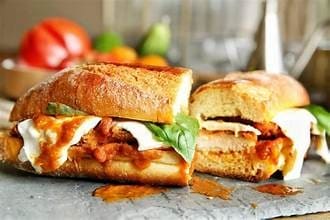 Chicken Parmigiana Sandwiches